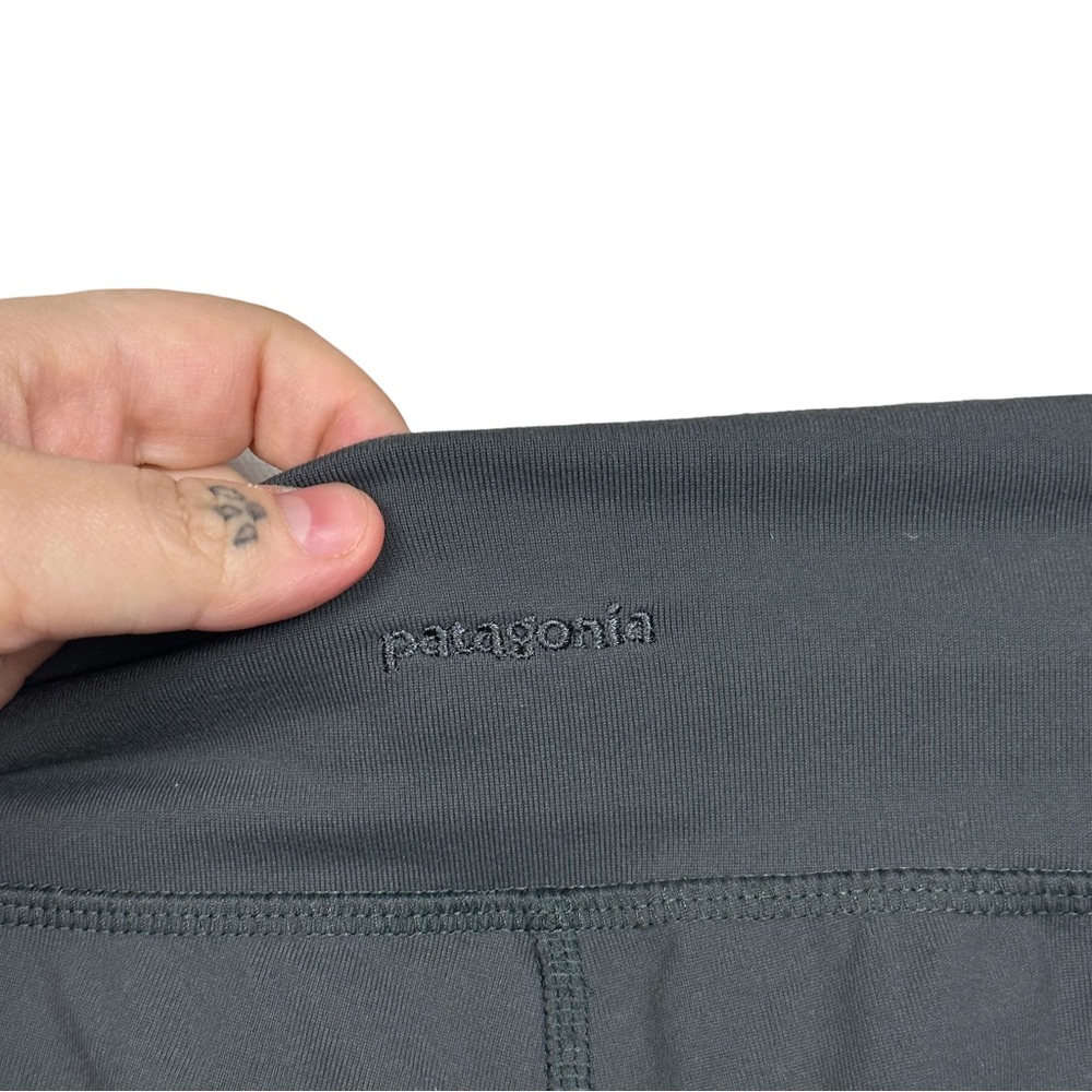 Patagonia Mid Weight Buttery Soft Base Layer Skinny Legging Yoga Pants Dark Gray - Picture 9 of 11